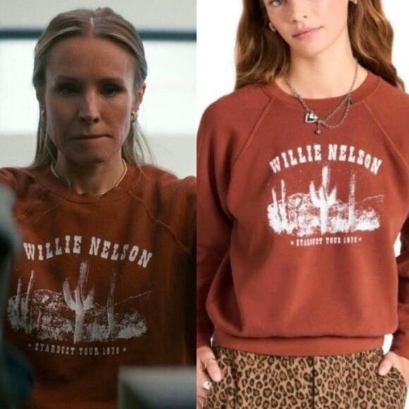 DAYDREAMER Willie Nelson Stardust Tour Raglan Size L New with Tag SOO MSRP $188 - Picture 8 of 14